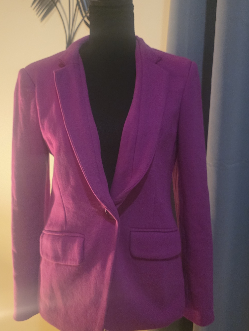 Women's Fuchsia Blazer - Gibson (Size S)